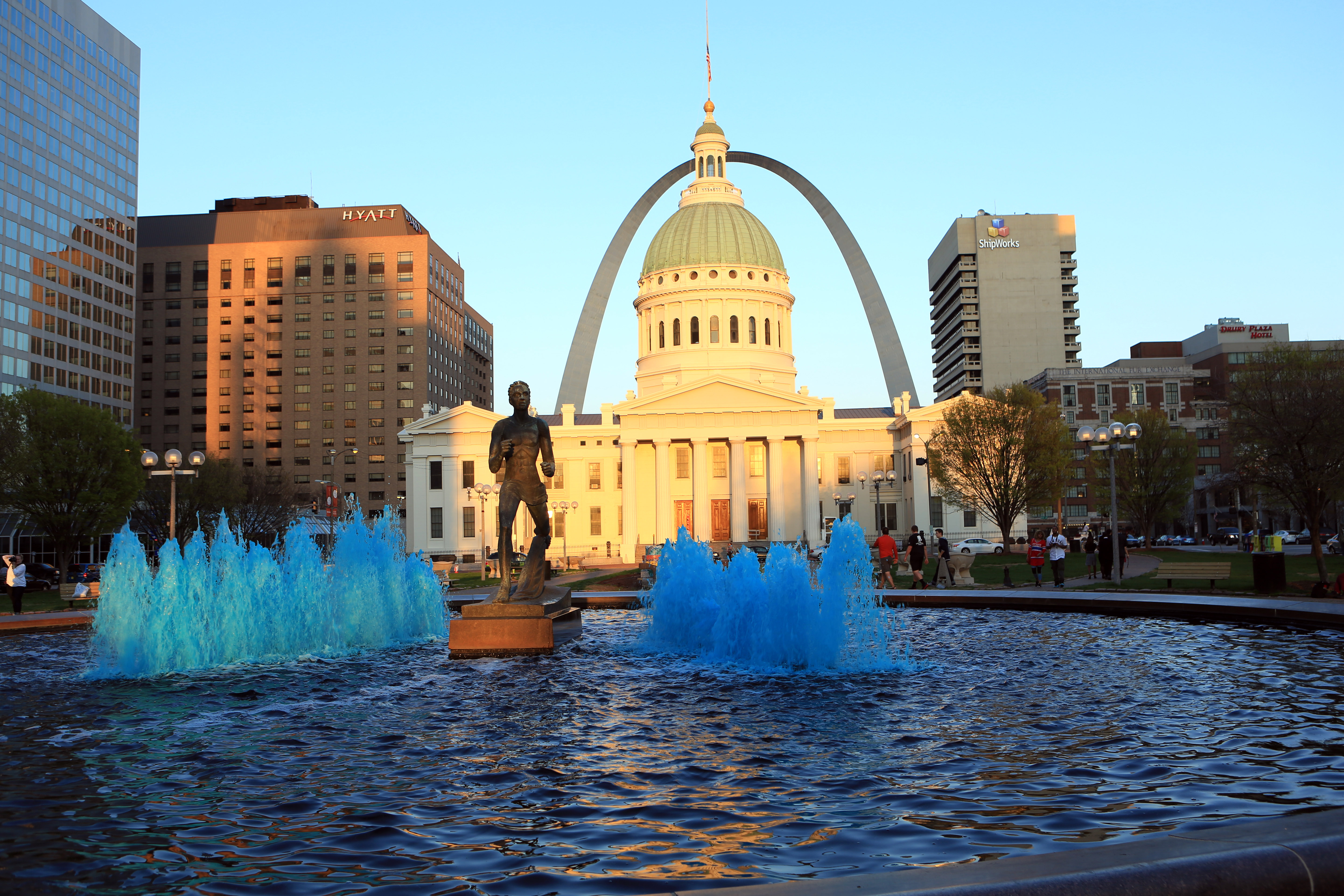 The Gateway Arch and Downtown St. Louis, Missouri
