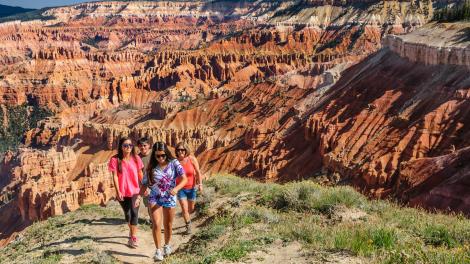 Hiking at Cedar Breaks National Monument