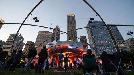 The Chicago Gospel Music Festival held in Millennium Park’s Jay Pritzker Pavilion The Chicago Gospel Music Festival held in Millennium Park’s Jay Pritzker Pavilion