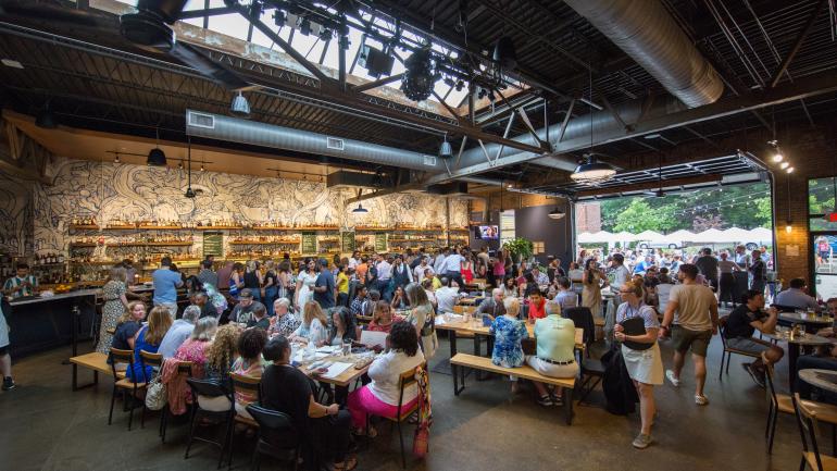 Dining at Whiskey Kitchen in Raleigh 