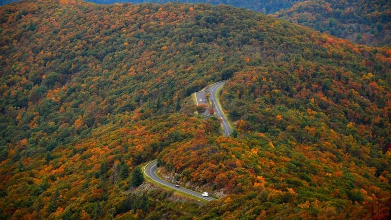 Skyline Drive is not en route from Washington, D.C., to Charlottesville, but those who take this detour are rewarded with spectacular views of Shenandoah National Park.