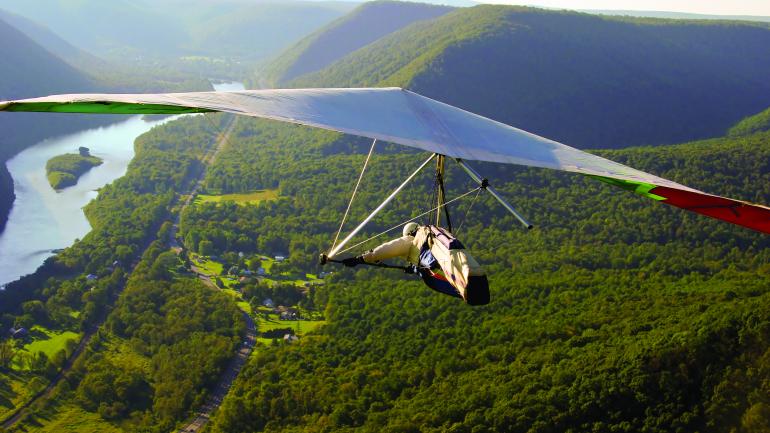 从高空鸟瞰 Hyner View State Park 州立公园 从高空鸟瞰 Hyner View State Park 州立公园