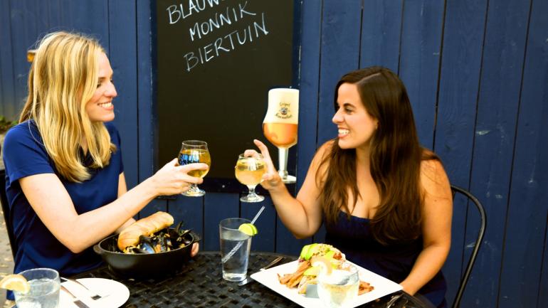 Dining and enjoying craft beers in Buffalo