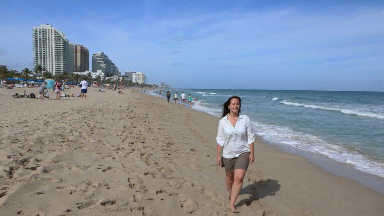 포트로더데일에서 대서양 해안을 따라 즐기는 산책