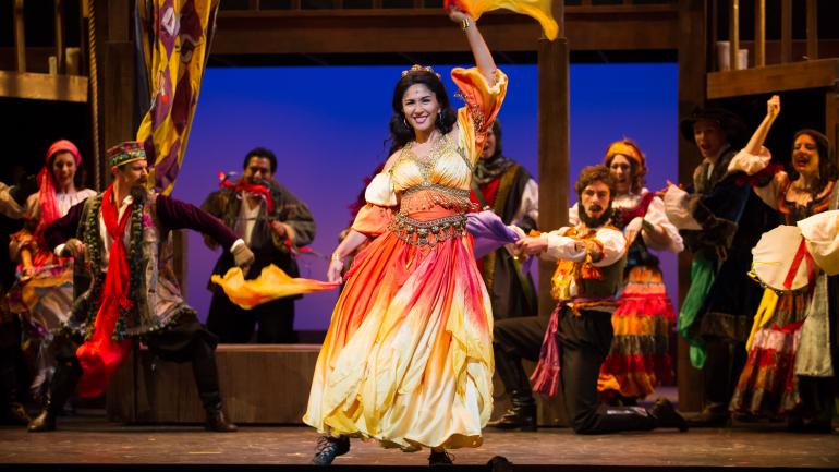 A performance of the 'Hunchback of Notre Dame' during the Utah Festival Opera in Logan