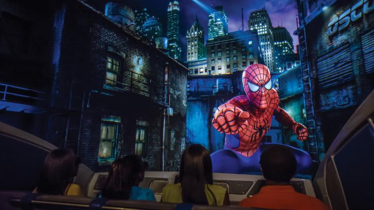 Universal’s Islands of Adventure 的 The Amazing Adventures of Spider-Man® 过山车 Universal’s Islands of Adventure 的 The Amazing Adventures of Spider-Man® 过山车