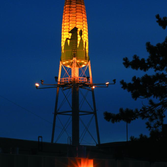 历史悠久的 Ear of Corn Water Tower 水塔在罗切斯特广受欢迎 历史悠久的 Ear of Corn Water Tower 水塔在罗切斯特广受欢迎