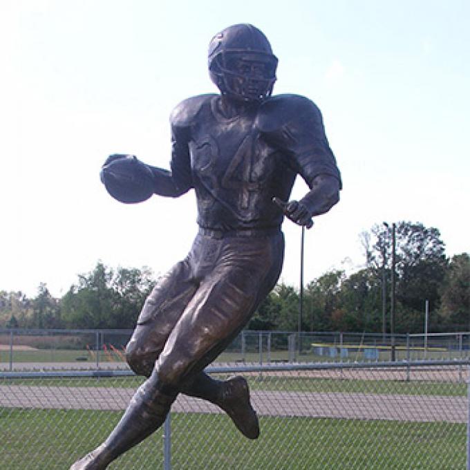 密西西比州 Walter Payton 雕像 密西西比州 Walter Payton 雕像