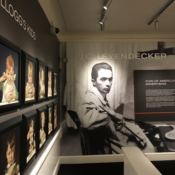 加利福尼亚州斯托克顿哈金博物馆内展出的 J.C. Leyendecker 作品 加利福尼亚州斯托克顿哈金博物馆内展出的 J.C. Leyendecker 作品