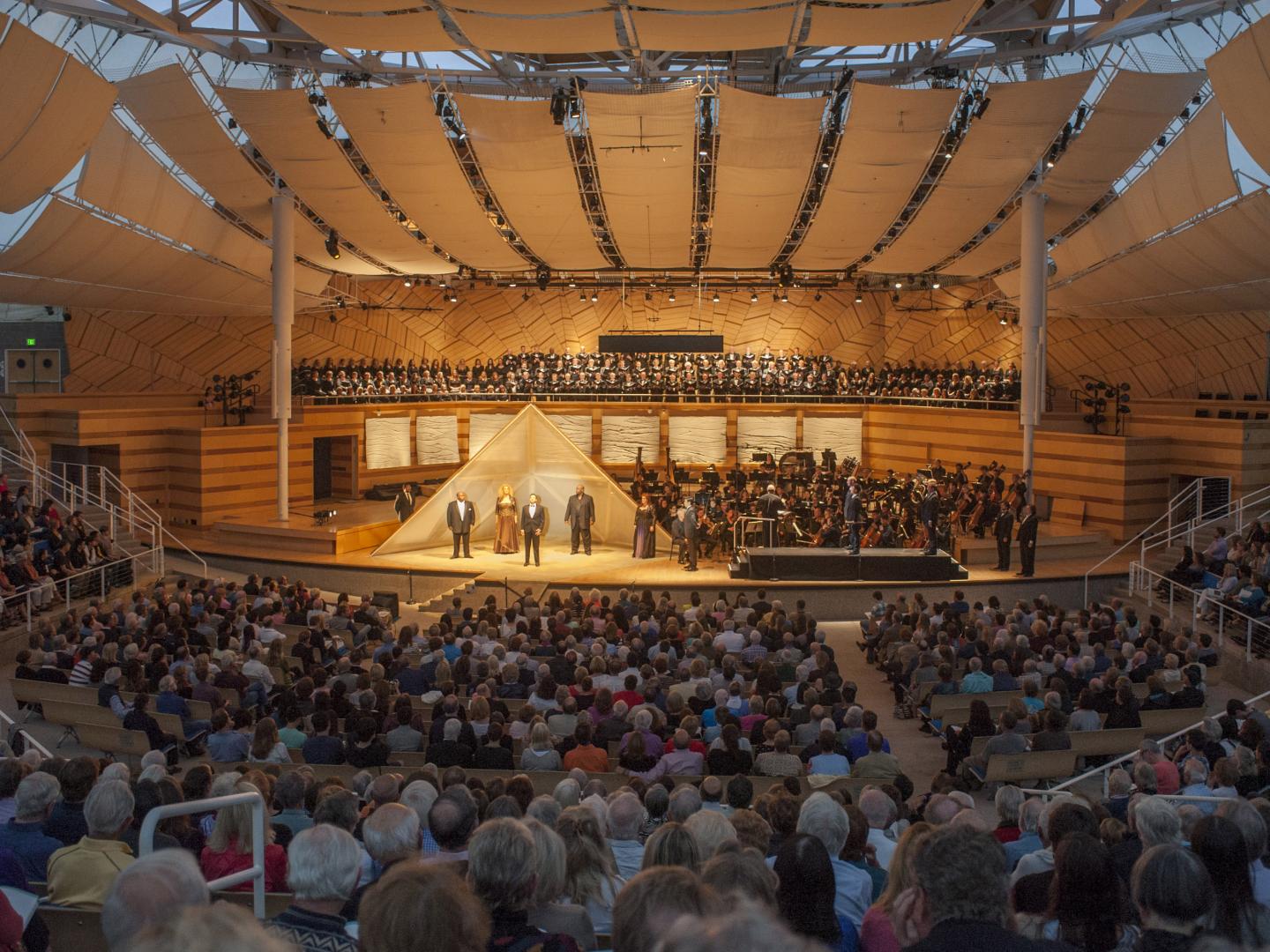 Aida performed at the Aspen Music Festival
