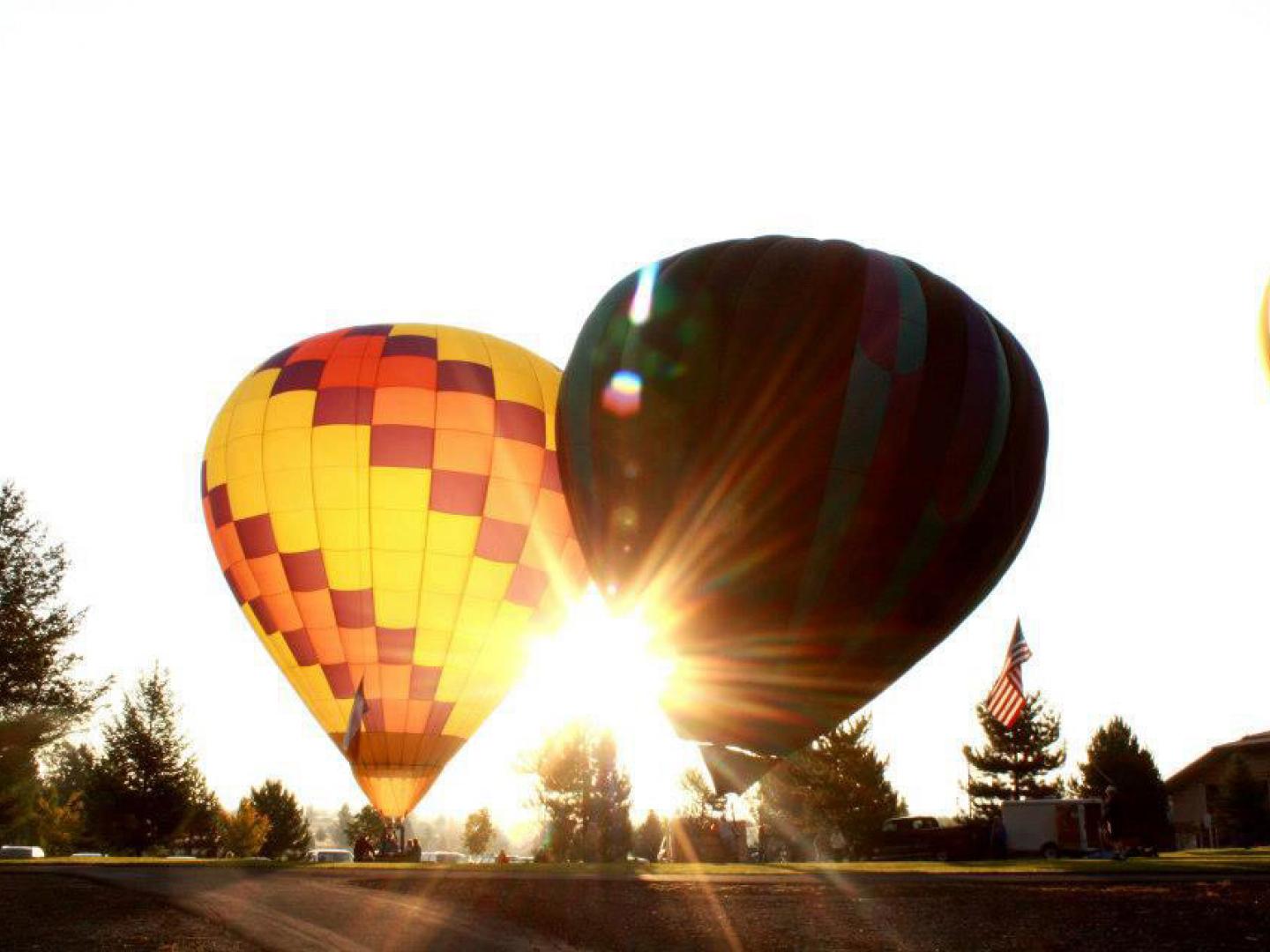 About to lift off during Balloons Over Valleyfest