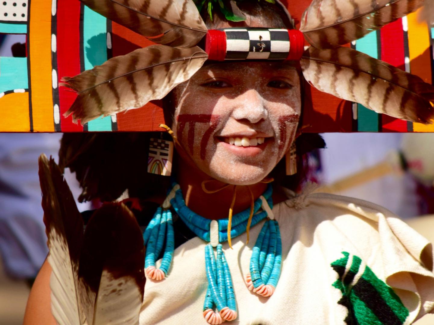 A girl at the Heritage Festival of Arts & Culture
