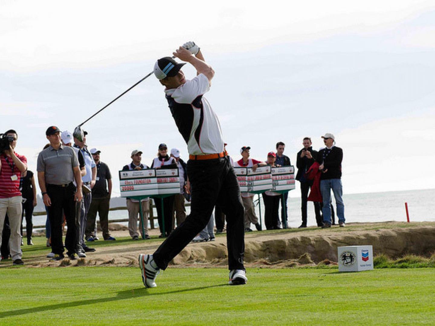 Getting in the swing of it at the AT&T Pebble Beach Pro-Am 