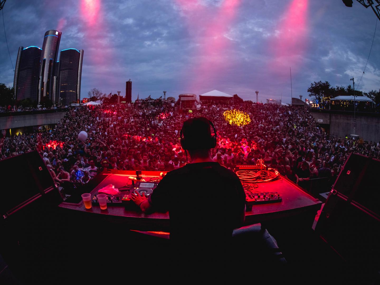 Maceo Plex und Ben Klock beim Movement Electronic Music Festival auf der Hart Plaza