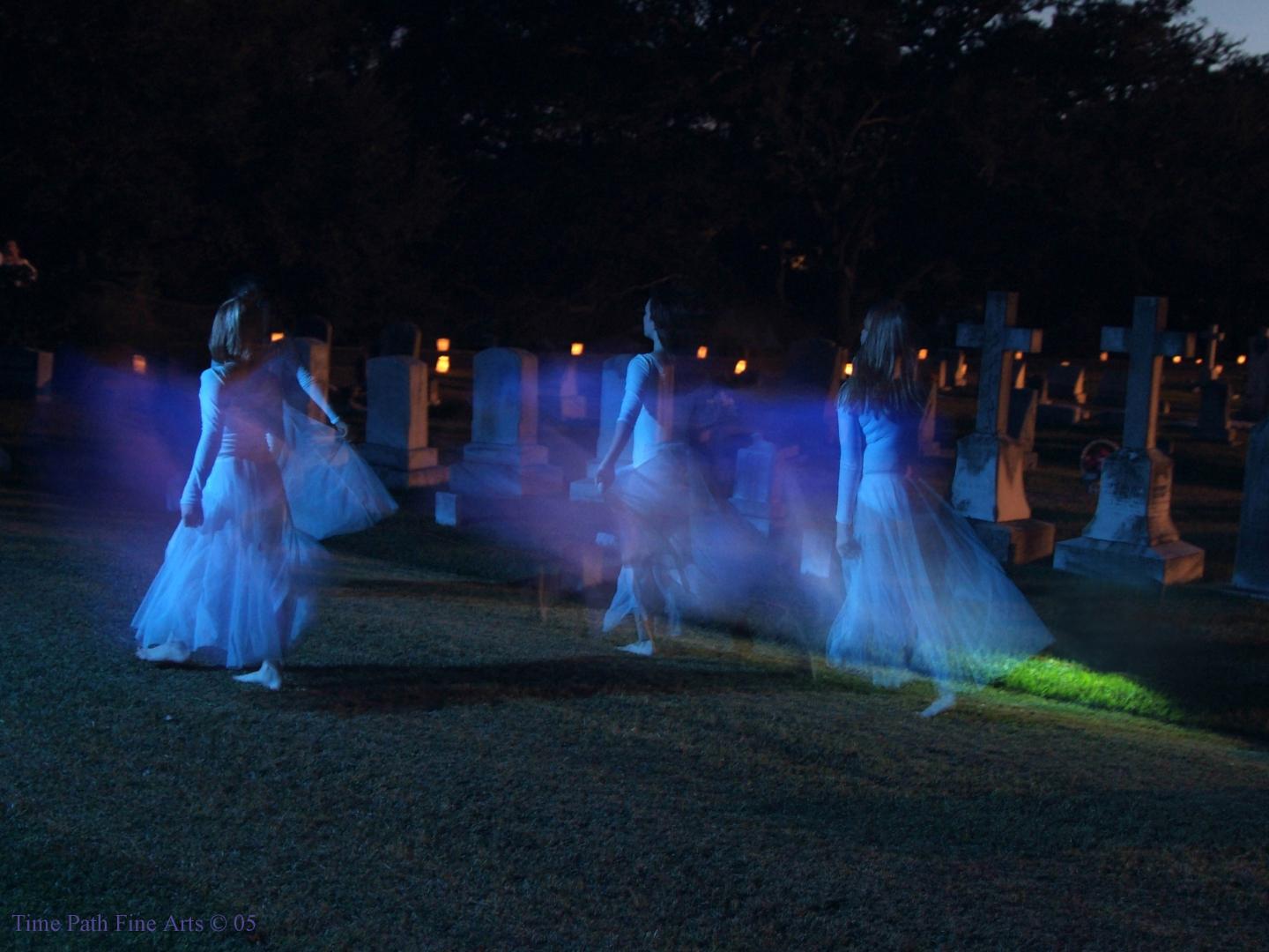 Eerie performance at Angels on the Bluff event in Natchez, Mississippi