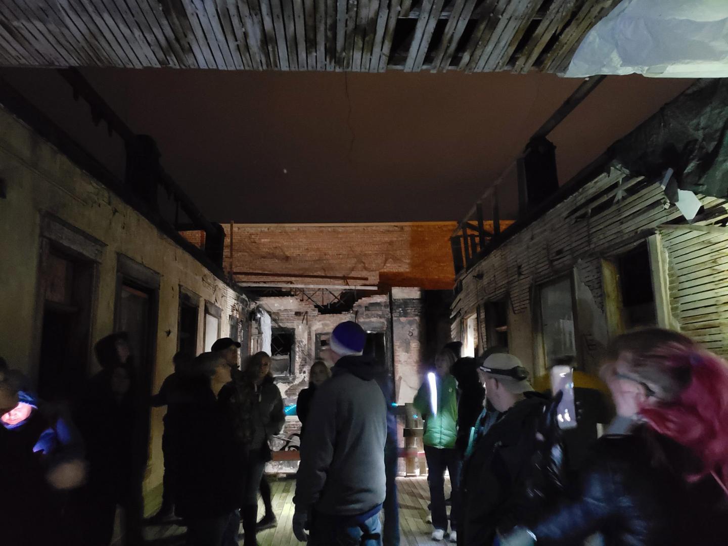 On a Haunted History Walking Tour in Pocatello, Idaho