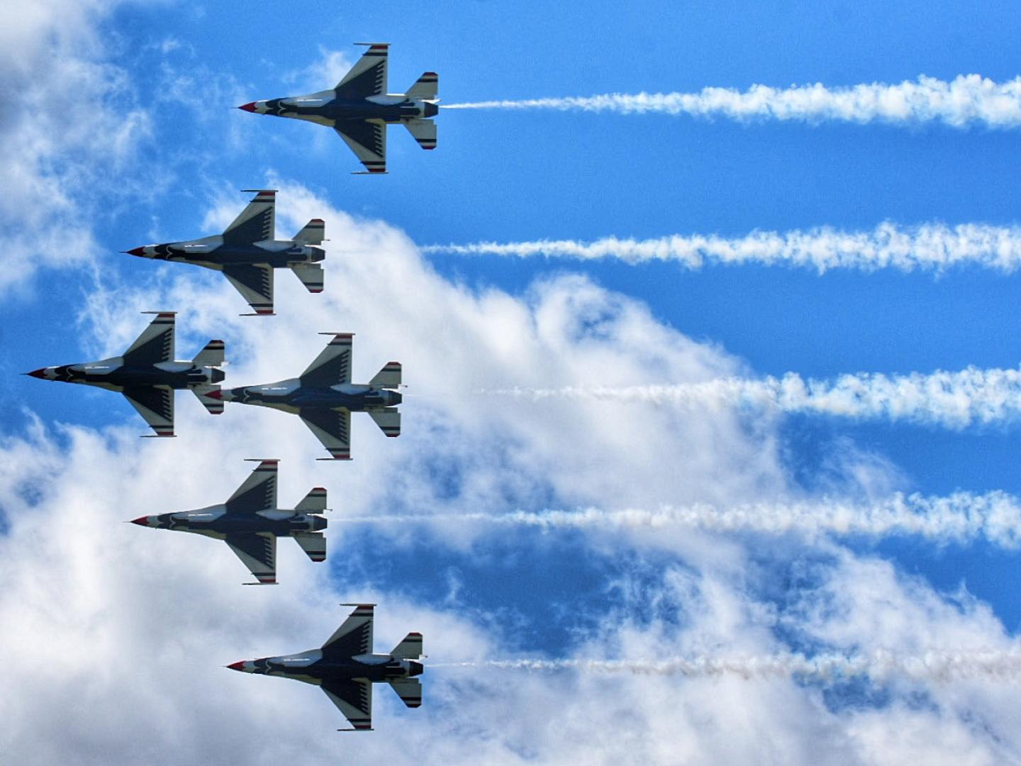 Air show at the Orange County Airport in Montgomery, New York