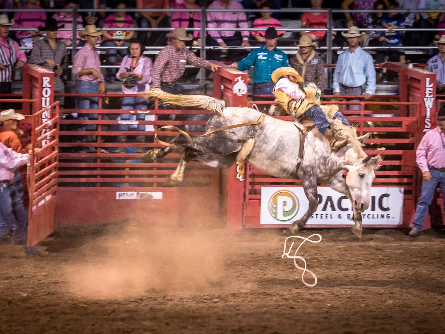 Annual Lewiston Roundup rodeo in Lewiston, Idaho