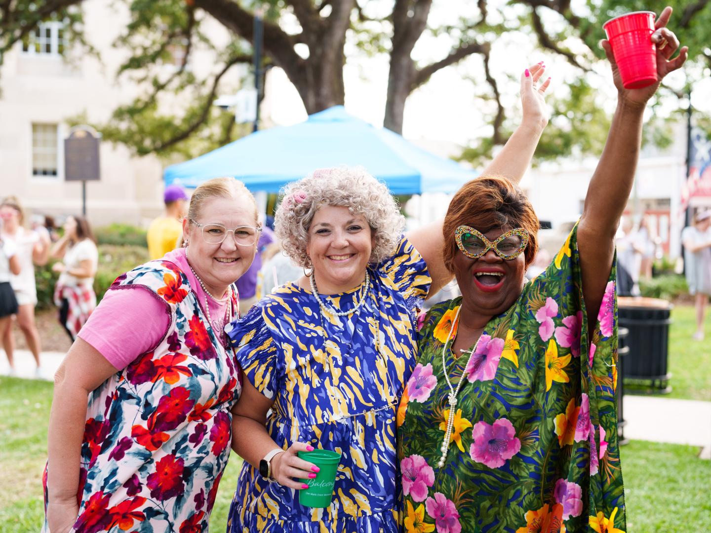 Participantes del Maw Maw Walker anual en Houma, Luisiana