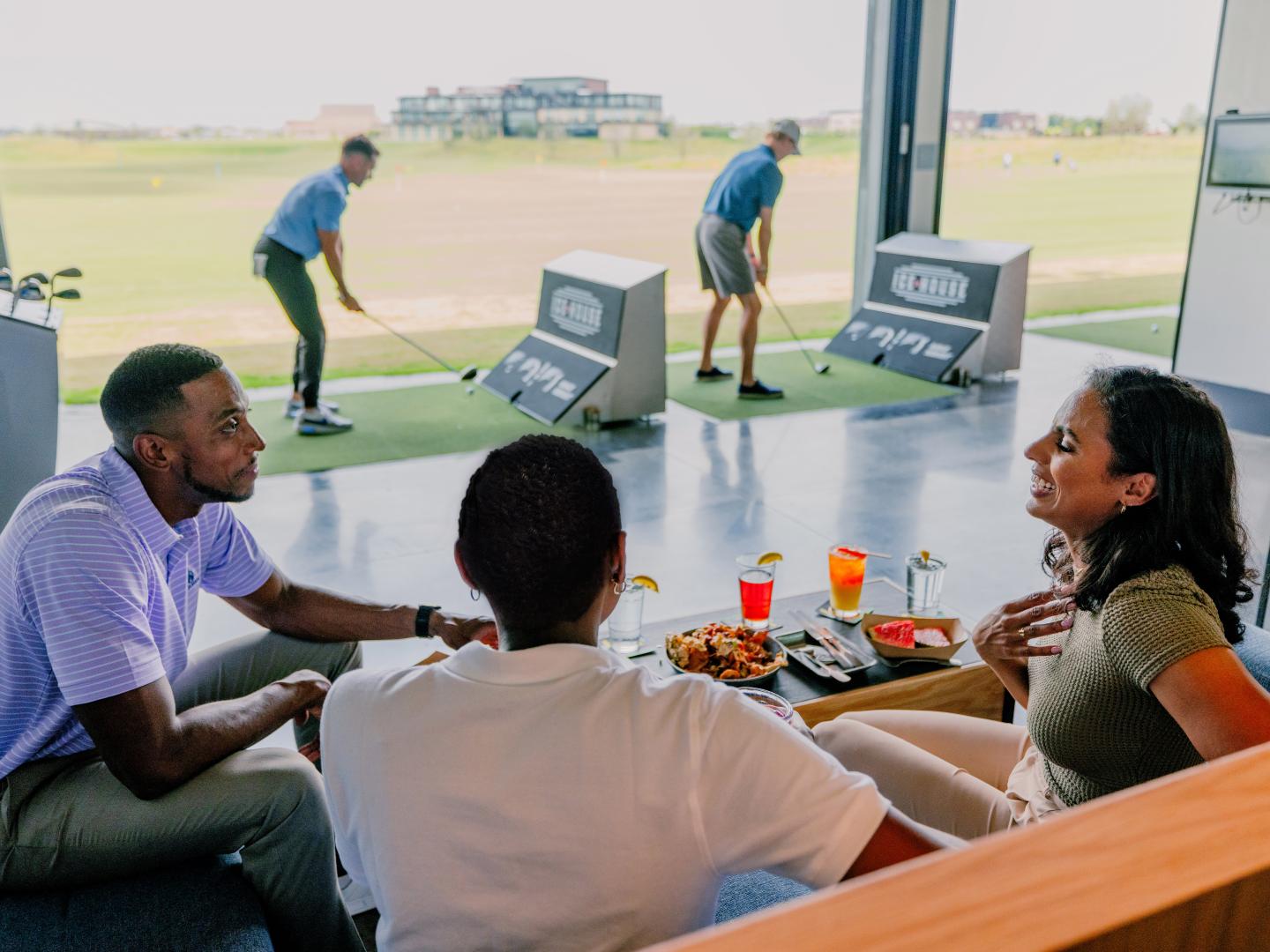 Golfing fun at Ice House located at Omni PGA Frisco in Texas