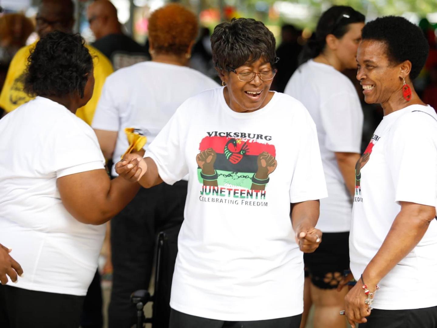 The annual Juneteenth Festival underway in Vicksburg, Mississippi