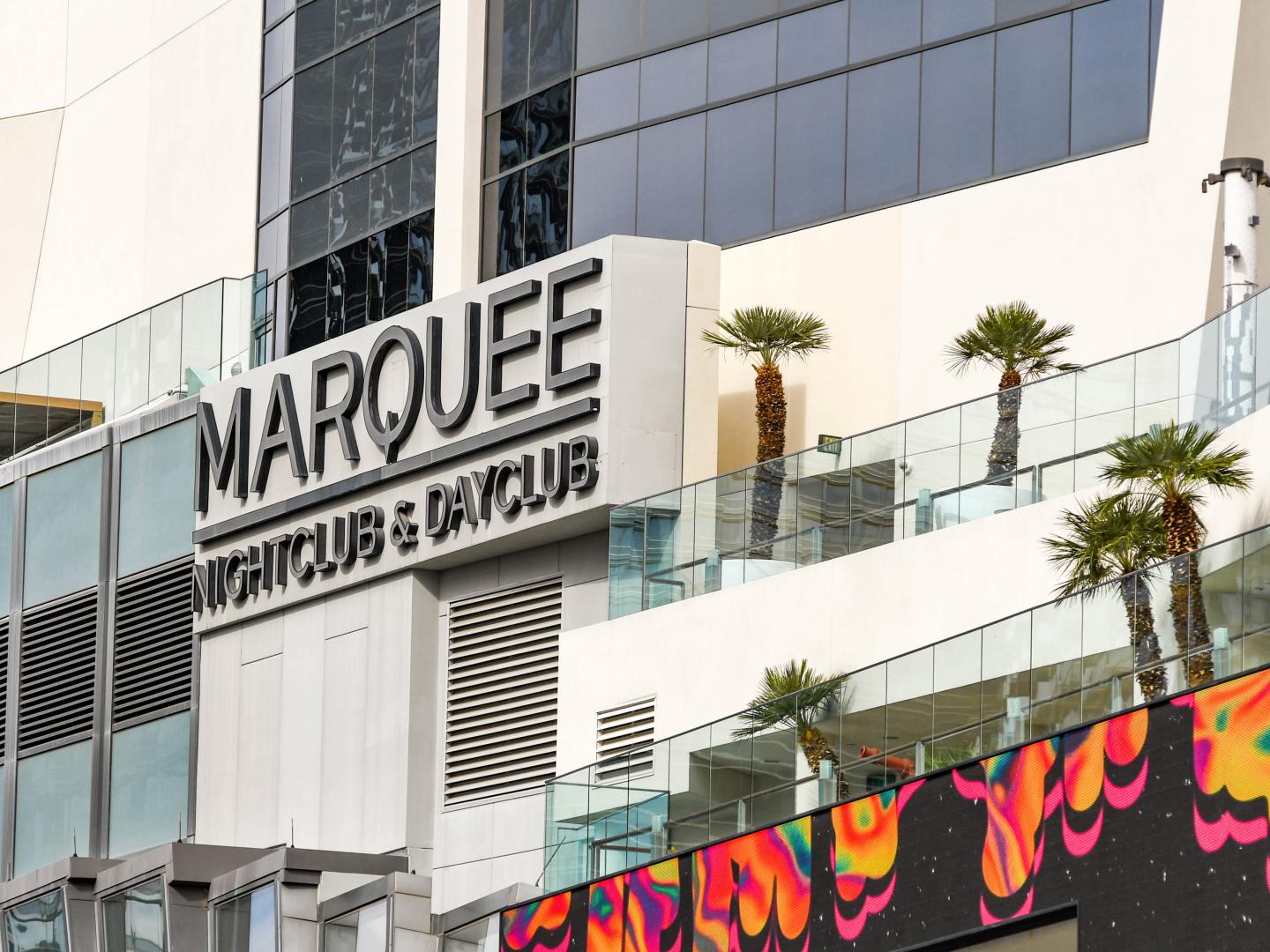 内华达州拉斯维加斯大都会酒店 Marquee Nightclub & Dayclub 俱乐部的景致