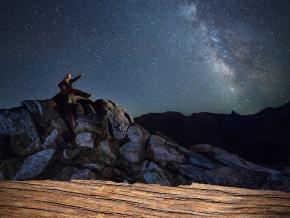 별이 가득한 밤하늘을 관찰하기에 완벽한 자리