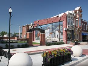 Silver Moon Plaza, an outdoor event space which hosts cultural events all year Silver Moon Plaza, an outdoor event space which hosts cultural events all year