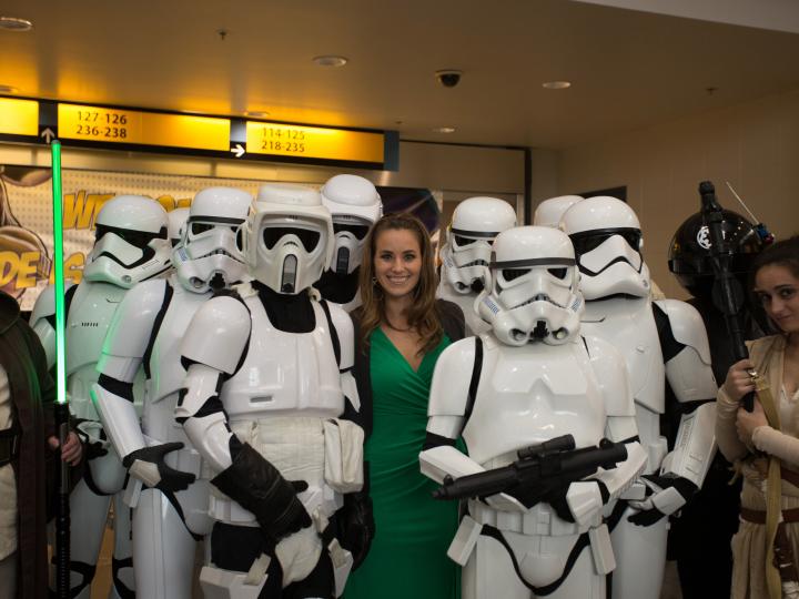 A galaxy of storm troopers at Rhode Island Comic Con