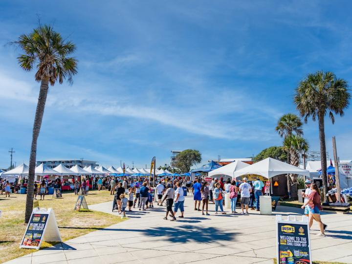 南卡罗来纳州美特尔海滩的 Beach N' Chili Fest 庆典 南卡罗来纳州美特尔海滩的 Beach N' Chili Fest 庆典