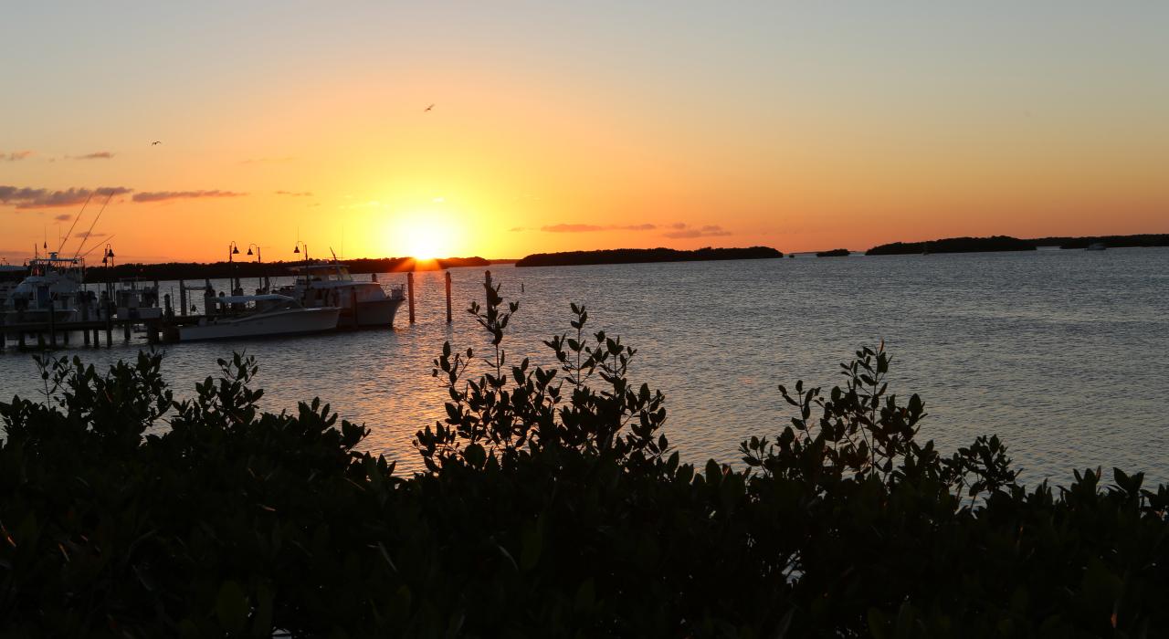 플로리다키스의 석양