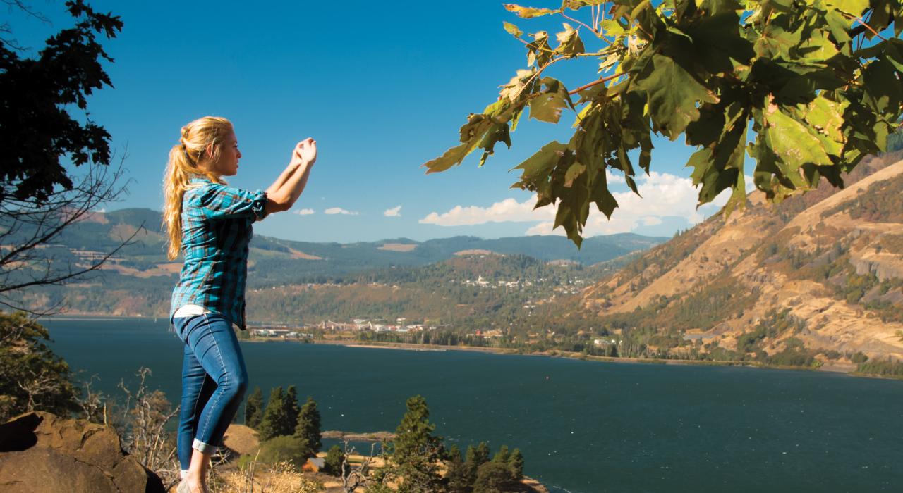 Panoramic views of Columbia Gorge