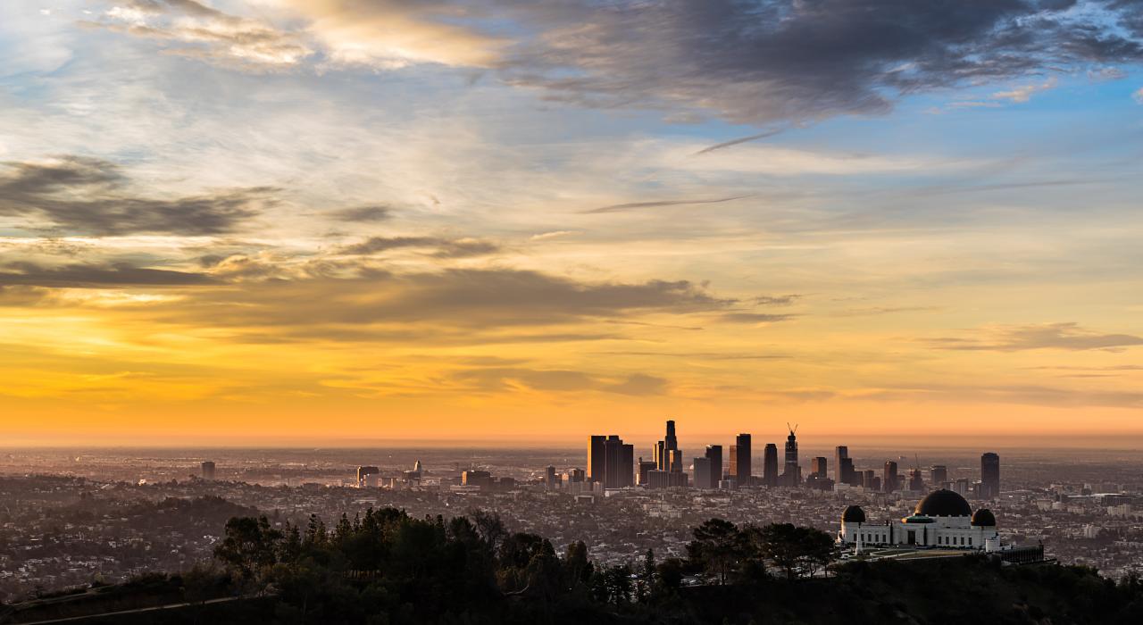 加利福尼亚州洛杉矶天际线
