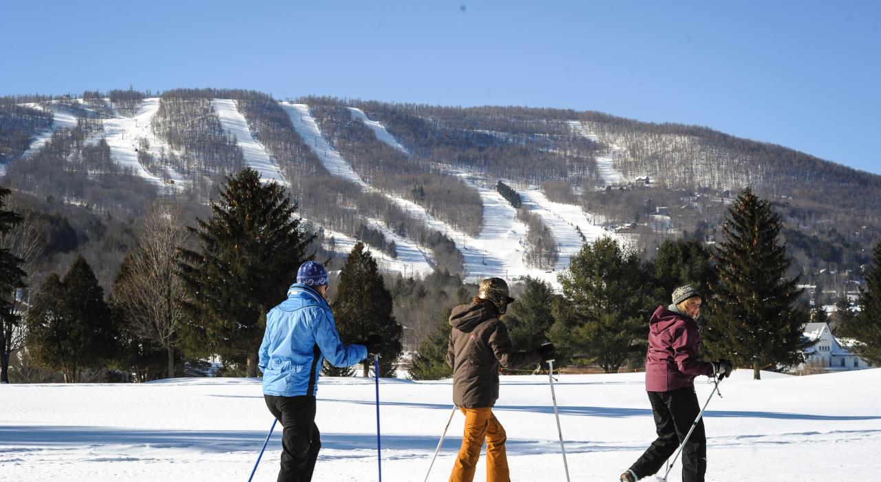 Skilanglauf in den Catskill Mountains, New York