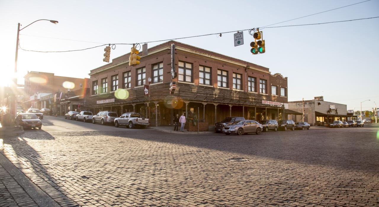 Western vibe at the Stockyards in Fort Worth, Texas
