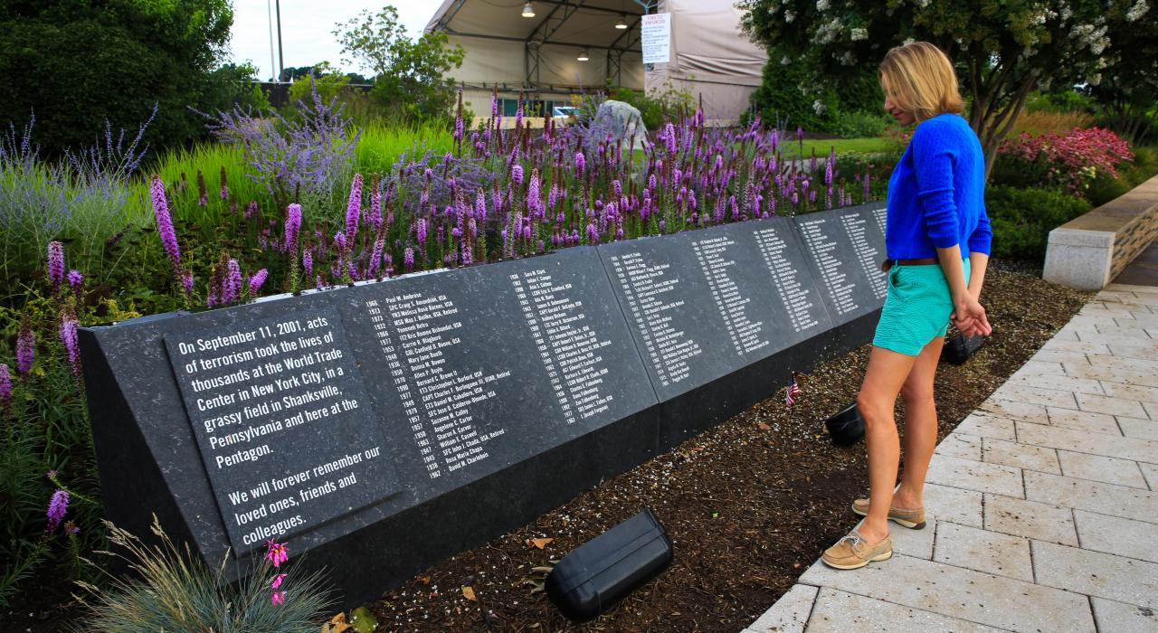 National 9/11 Pentagon Memorial in Arlington, Virginia 