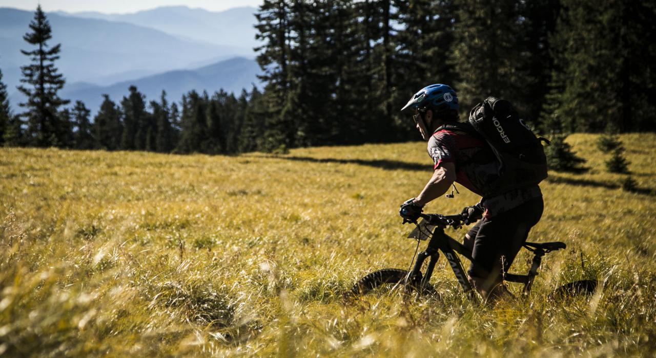 Exploring Cascades old growth forests and high country meadows on two wheels