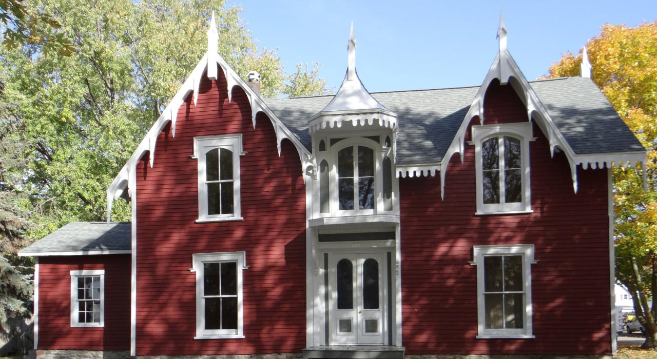 Extérieur de la charmante Strevell House sur Livingston Street