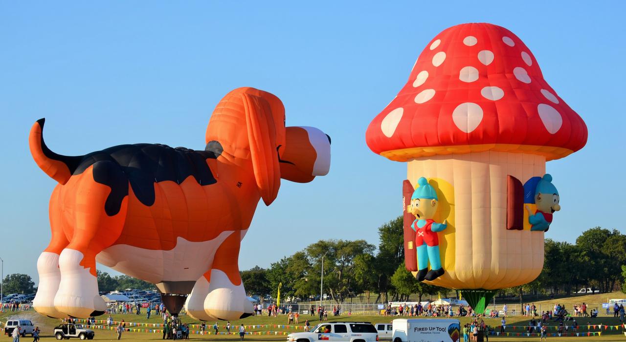 Marvels of craftsmanship prepare to set sail at the Plano Balloon Festival