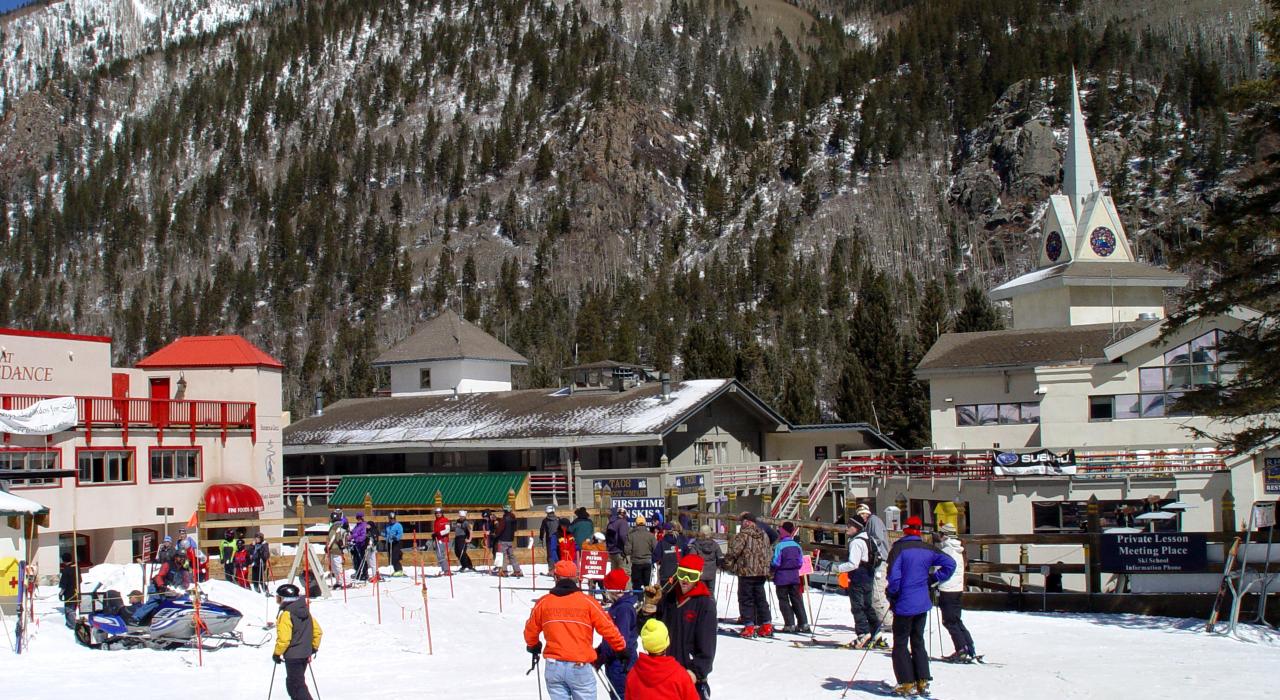 Winter diversions at the Taos Ski Valley village and resort