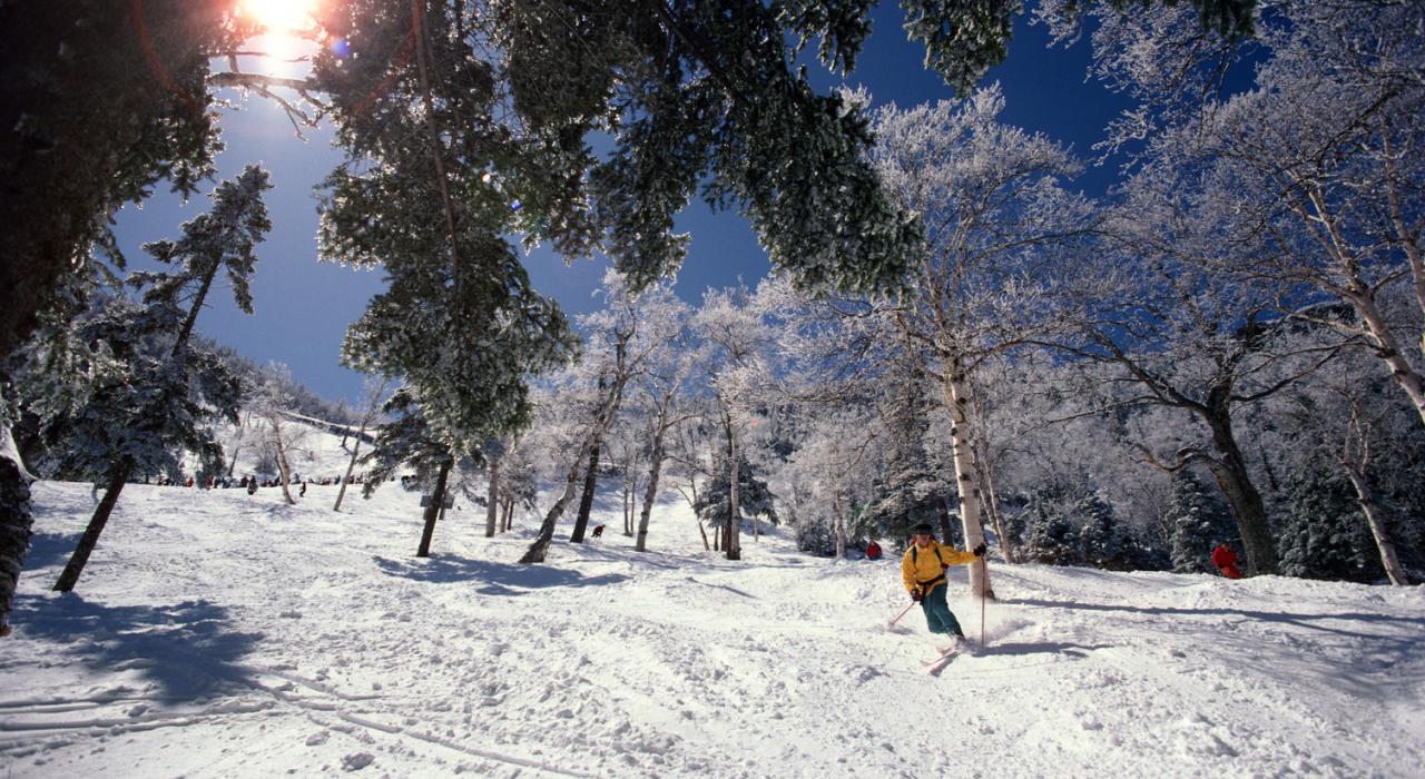Skiing in Stowe, Vermont