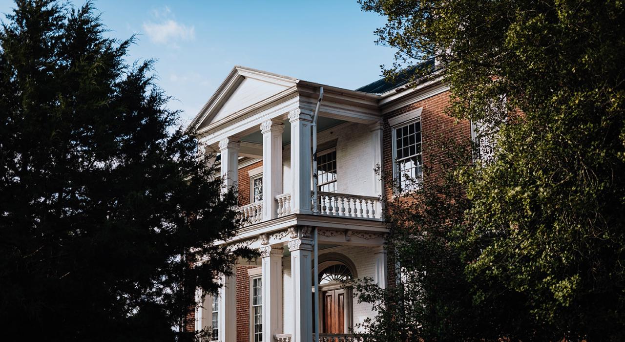 남북전쟁 시대 생가를 박물관으로 꾸민 1826년에 지어진 칸턴