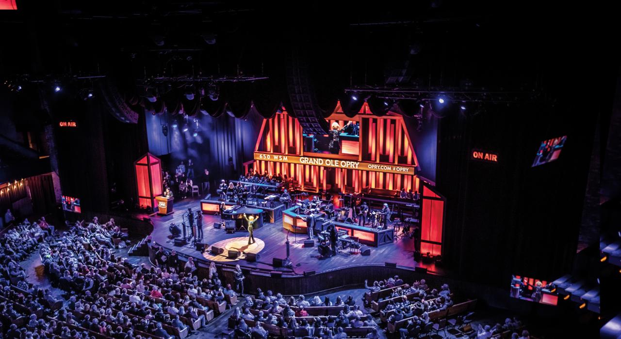 Toe-tapping entertainment at the Grand Ole Opry