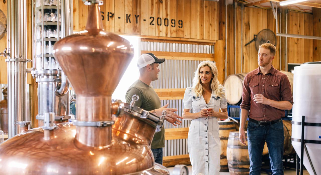 Touring local craft sprits producer Balance Distilling Company
