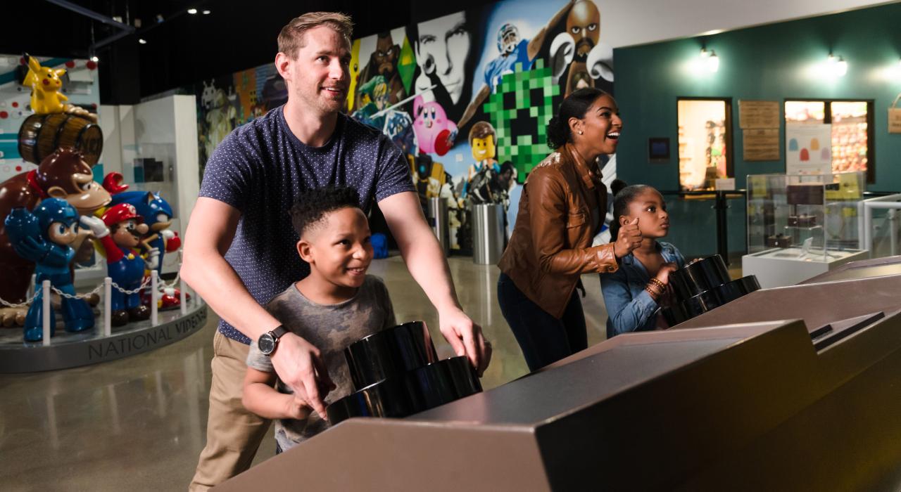 Family fun at the National Videogame Museum 